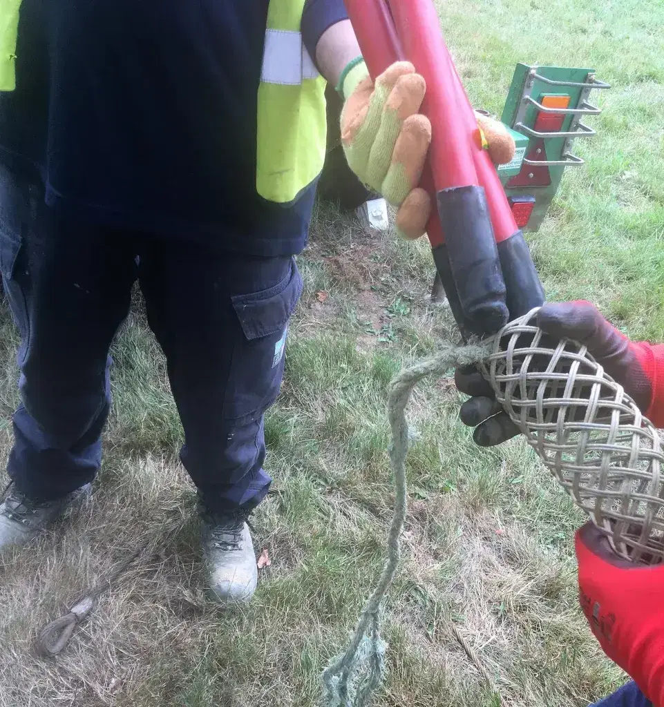EUSR cable winch & cable pulling