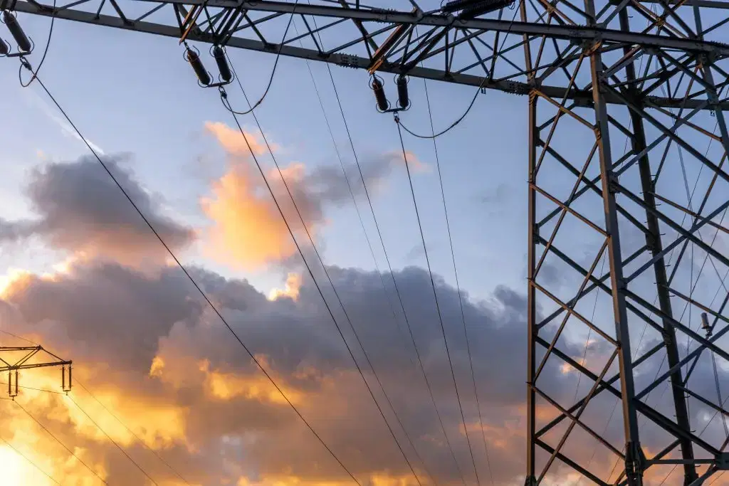 High voltage tower